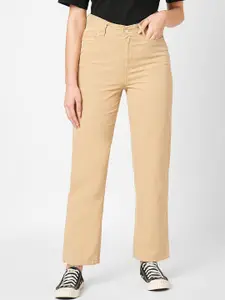 Kraus Jeans Women Straight Fit High-Rise Jeans