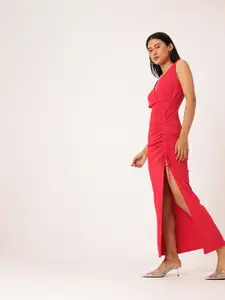 DressBerry Ruched Maxi Dress