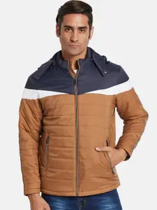 METTLE Men Colourblocked Jacket