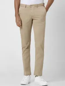 Van Heusen Sport Men Textured Slim Fit Trousers