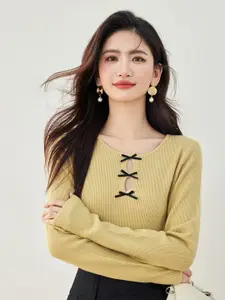 JC Collection Women Long Sleeves Pullover