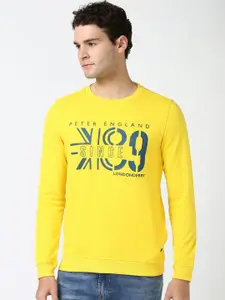 Peter England Casuals Men Printed Long Sleeves Sweatshirt