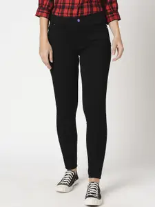 Kraus Jeans Women Skinny Fit High-Rise Jeans