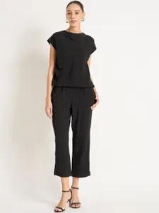 FEMMELLA Cowl Neck Top with Trouser
