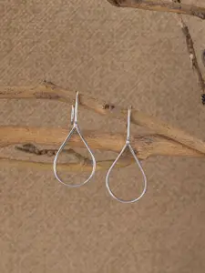 Clara 925 Sterling Silver Rhodium-Plated Contemporary Tica Drop Earrings