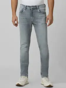Mufti Men Skinny Fit Mid-Rise Heavy Fade Stretchable Denim Jeans