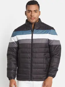 METTLE Men Colourblocked Jacket