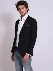 SELECTED Men Spread Collar Solid Cotton Slim Fit Formal Shirt