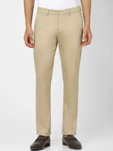 Van Heusen Men Slim Fit Mid-Rise Trousers