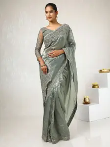 Soch Sequinned Organza Saree