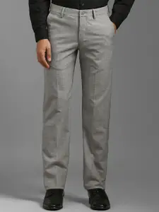 Louis Philippe Men Slim Fit Mid-Rise Formal Trousers