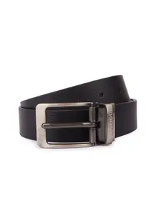 Provogue Men Printed Leather With Heavy Reversible Buckle Belt