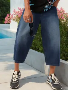 Kook N Keech Men Skater Long 3/4th Denim Shorts