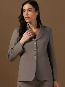 TAHVO Single-Breasted Shawl Collar Formal Blazer