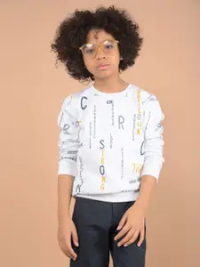 Crimsoune Club Boys Printed Sweatshirt