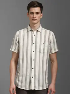 Louis Philippe Jeans Louis Philippe Men Slim Fit Striped Casual Shirt