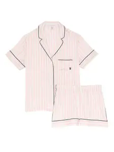 Victoria's Secret Women Striped Night suit