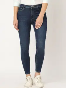 Kraus Jeans Women Skinny Fit High-Rise Light Fade Jeans