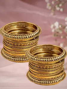 Anouk Set Of 32 Gold Bangles