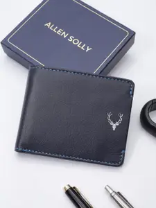 Allen Solly Men Printed Leather Two Fold Wallet