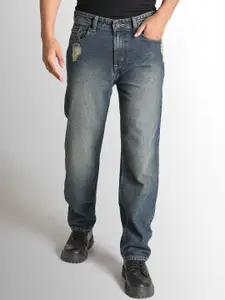 Bene Kleed Men Relaxed Fit Pocket Distress Tinted Jeans
