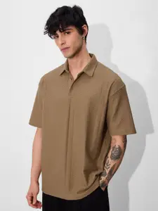 The Souled Store Men Polo Collar T-shirt