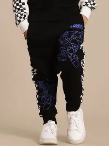 Kids Ville Boys Sonic Printed Regular Fit Joggers