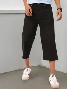 Kook N Keech Men Skater Long 3/4th Denim Shorts