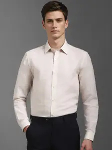 Louis Philippe Men Classic Linen Formal Shirt