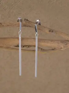 Clara 925 Sterling Silver Rhodium-Plated Classic Drop Earrings