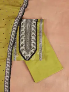 Libas Floral Printed Sequinned Organza Unstitched Dress Material