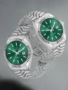 CARLINGTON Men Dial & Stainless Steel Straps Analogue Watch Exclusive