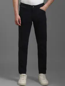 Louis Philippe Jeans Men Mid-Rise Slim Fit Trousers