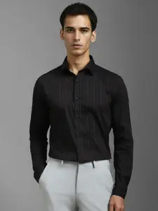 Louis Philippe Sport Men Super Slim Fit Opaque Striped Casual Shirt