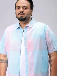 Hardsoda by The Indian Garage CoMen Plus Size Checked Casual Shirt