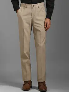 Louis Philippe Men Slim Fit Mid-Rise Formal Trousers