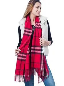 Alexvyan Women Winter Checked Scarf
