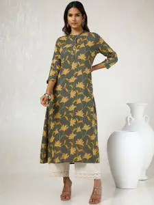 Soch Floral Printed A Line Kurta
