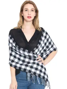 Alexvyan Women Acrylic Checked Scarf