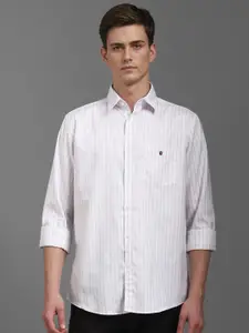 Louis Philippe Sport Men Slim Fit Opaque Striped Casual Shirt