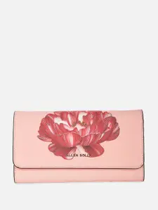 Allen Solly Woman Floral Printed PU Two Fold Wallet