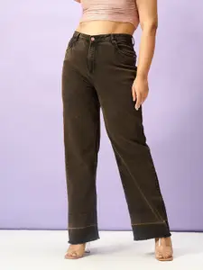 FREAKINS Women Jean Straight Fit High-Rise Stretchable Jeans