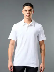 Technosport Polo Collar Anti Static Slim Fit Sports T-shirt with COTFLEX