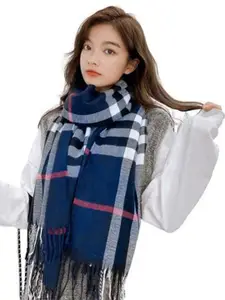 Alexvyan Women Checked Scarf