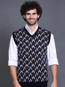 GODFREY Men V-Neck Sleeveless Sweater Vest