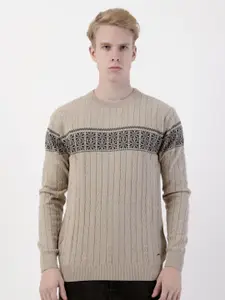 Albion By CnM Men Geometric Printed Pullover