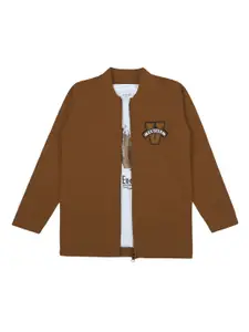 CAVIO Boys Set of Tailored Jacket & Printed T-shirt