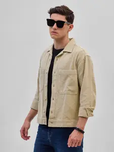 Snitch Men Self Design Jacket