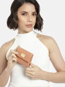 Van Heusen Women Dusty Pink Three Fold Wallet