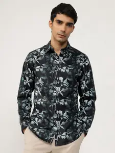 Andamen Premium Floral Printed Twill Weave Cotton Casual Shirt